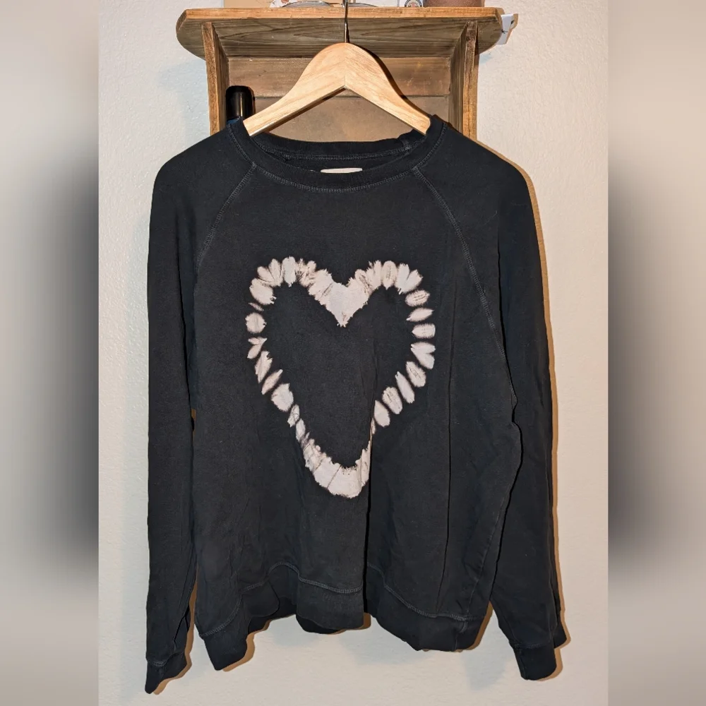 Anthropologie Electric & Rose Ronan Heart Sweatshirt - Picture 6 of 9